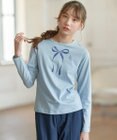 組曲 KIDS 【150-160cm】リボンアート Tシャツ