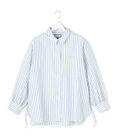 J.PRESS YORK STREET 【WOMEN】サイドドローストリング シャツブラウス