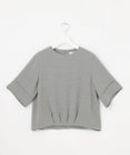 J.PRESS LADIES L 【セットアップ対応】MELANGE ライトツイル クルーネック ブラウス