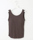 Feroux カップ付きリブ タンクトップ