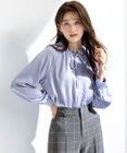ANY SIS L 【前後着用可能】ギャザーネック ブラウス
