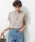 23区 S 【洗える】コンパクトヤーン スムース Tシャツ