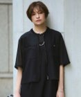 ICB L 【CLASSY.掲載】サマーレノクロス ハーフスリーブジャケット