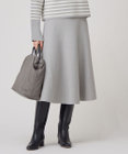 自由区 【セットアップ対応・洗える】ウールミラノニット スカート