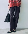 自由区 L 【19号サイズまで展開】ウスカルデニムダーツカーブ パンツ