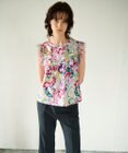 GRACE CONTINENTAL フラワーガーデンプリントトップ