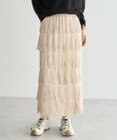 YECCA VECCA フリンジロングスカート