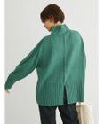 Green Parks 洗える　バックスリットニットプルオーバー