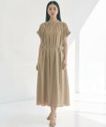UNFILO L 【WEB限定カラー】ヴィンテージシアー ギャザーワンピース