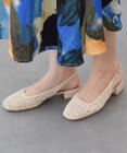 INTER-CHAUSSURES 【ANGEL ALARCON】ラウンドトウメッシュバックバンド