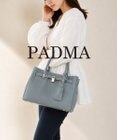 style code 【PADMA/パドマ】 キーチャーム付 本革ベルトデザインハンドバッグ