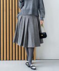 組曲 L 【WEB限定】ネコアシツィード プリーツスカート