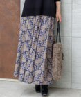 23区 S 【洗える】Ratti ヴィンテージペイズリープリント スカート
