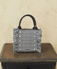 Maison de FLEUR 2Way千鳥柄フリルトートSバッグ
