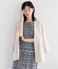 YECCA VECCA マシンウォッシャブルリネンライクジャケット