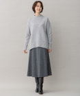 自由区 ウールジャージー フレアシルエットスカート