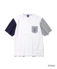 J.PRESS MEN 【DISNEY COLLECTION】【UNISEX】クレイジーパターンワンポイント Tシャツ / ミッキーマウス