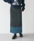 CRAFT STANDARD BOUTIQUE 配色チェックプリーツスカート