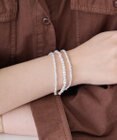 Phoebe レイヤードバロックパールマンテルブレスレット　ゴールド