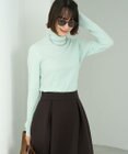 UNFILO 【暖かさ＆着心地の良さで大ヒット】コットンカシミヤ タートルネックカットソー
