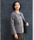 J.PRESS LADIES 【洗える】高密度タフタ キルティング ショート コート