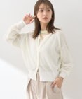 earth music&ecology 接触冷感シアークルーニットカーディガン
