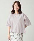 ANY 【Sサイズあり】オーガニックコットンスムース5分袖Tシャツ