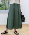 23区 S 【接触冷感/撥水加工】ストレッチブロード ギャザースカート