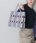 TRICOTE TILE PATTERN PAPER BAG／タイル柄ペーパーバッグ