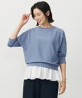 J.PRESS LADIES S 【WEB限定カラーあり・洗える・抗菌防臭】COTTON POLYESTER ドルマンスリーブ ニット