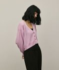 GRACE CONTINENTAL スリーブスリットニットカーディガン
