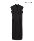 23区 S 【エステータ】マットクレープジョーゼット ワンピース