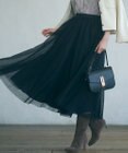 23区 【洗える】ソフトチュール スカート