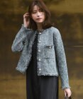 23区 L 【見上愛さん着用/GLOW11月号掲載】ツイード ニット ジャケット