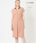 BEIGE， 【L-size】CINDY / Vネックワンピース