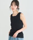 earth music&ecology 【綿100％】ピコミシンヘンリーネックタンクトップ