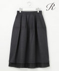 23区 【R(アール)】メリノシアーレイヤード スカート