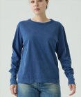 caqu caqu x GoodOn roundneck L/S tee  シンプルゆったりフィットシャツ
