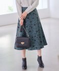 ANY SIS 【洗える】フローラルパターン スカート