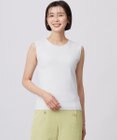 J.PRESS LADIES S 【WEB限定カラーあり・洗える】FINE SLEEVELESS ニット タンクトップ