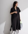 Green Parks 半袖シアースキッパーシャツワンピース