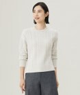 J.PRESS LADIES 【WEB限定カラーあり・洗える】EIGER CORD ALAN クルーネックプルオーバー ニット