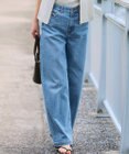 23区 S 【接触冷感】23区DENIM サマー ストレート ワイド パンツ