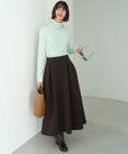 UNFILO 【暖かさ＆着心地の良さで大ヒット】コットンカシミヤ タートルネックカットソー