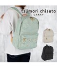 tsumori chisato CARRY スカラップ 刺繍 バックパック リュック A4サイズ対応