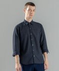 JOSEPH HOMME 新型・新素材【軽量/通気性/清涼感/洗える/ストレッチ】レノクロスストレッチ　7分袖レギュラーカラーシャツ