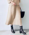 自由区 L モールブロッキングニット スカート