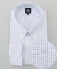 J.PRESS MEN 【KING SIZE】【PREMIUM PLEATS / 形態安定】スーピマコットンファンシーチェック ドレスシャツ / B.D.