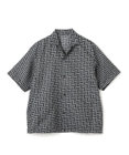 JOSEPH HOMME 【HIGH GRADE LINE】カスリシェブロンジャガード　オープンカラー半袖シャツ