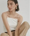 WEGO 【ANGIE VINTAGE/SMLサイズ展開】ストラップカップ付きベアキャミソール